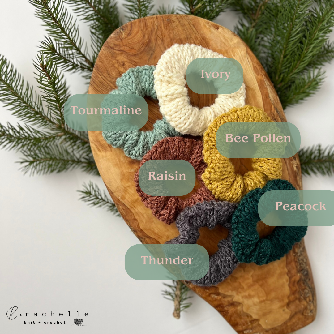 Classic Mini Scrunchie | Peacock