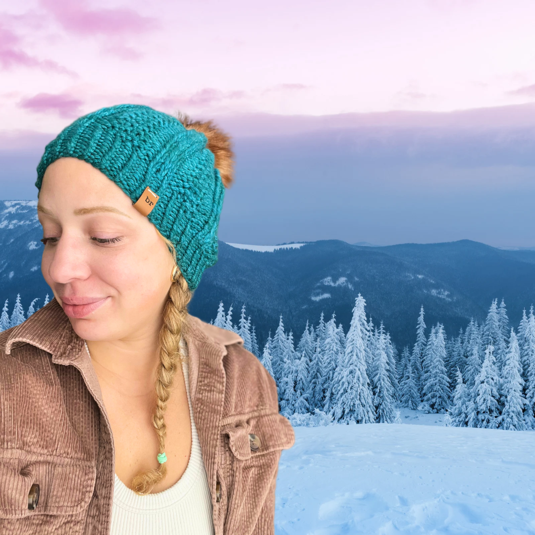 Luxe Anson Slouch Beanie | Emerald