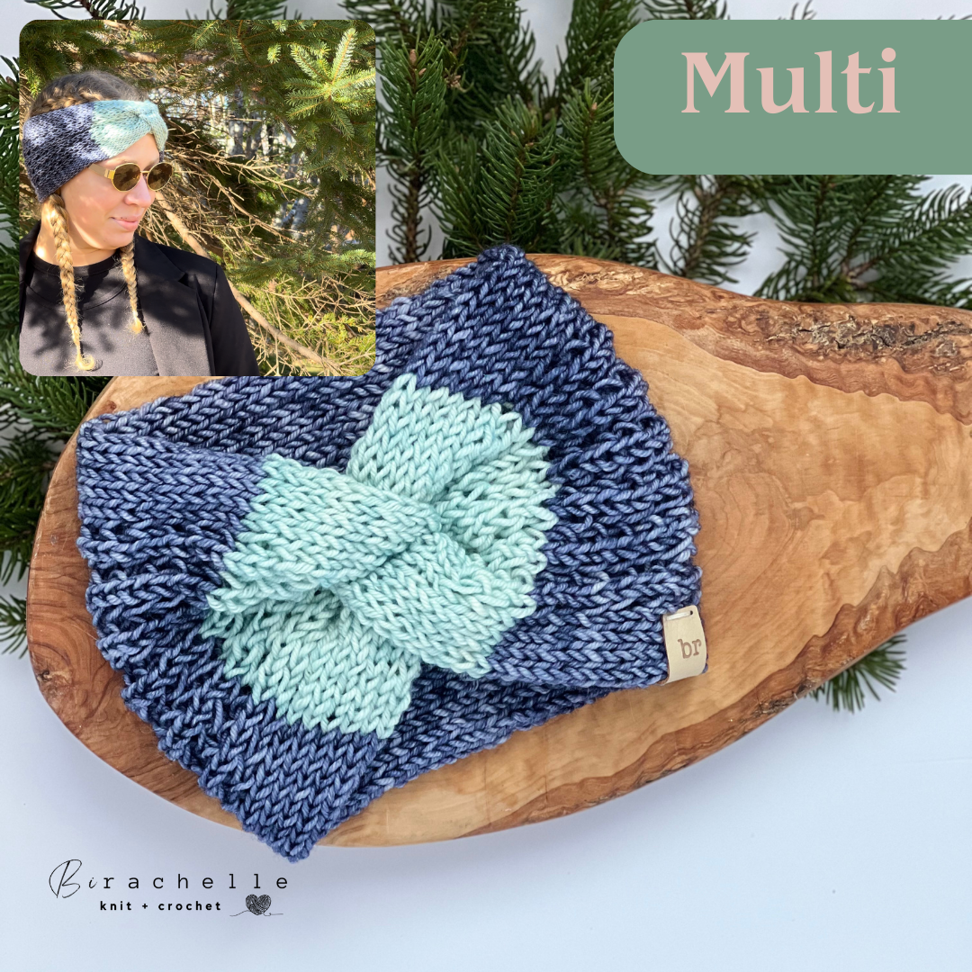 Luxe Knit Headband | Two Toned | Adult