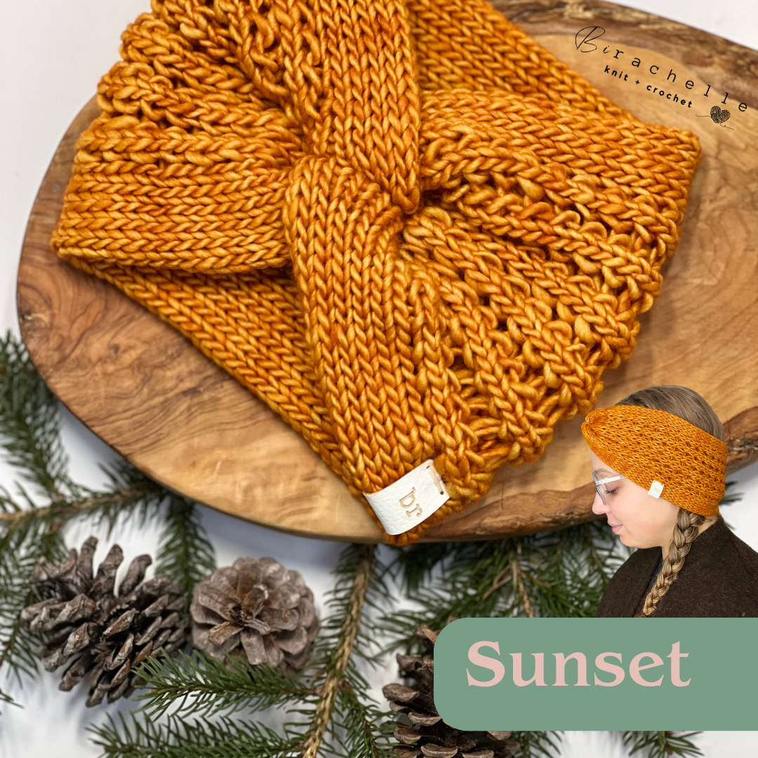 Luxe Knit Headband | Sunset | Adult