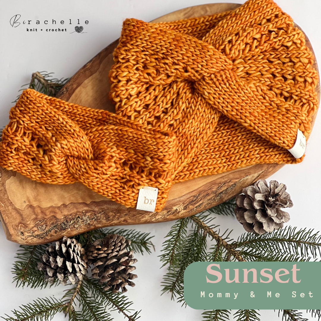 Luxe Knit Headband | Sunset | Mommy & Me