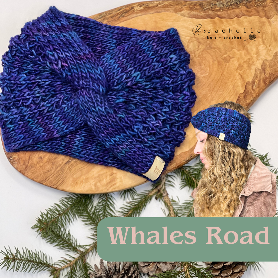 Luxe Knit Headband | Whales Road | Adult