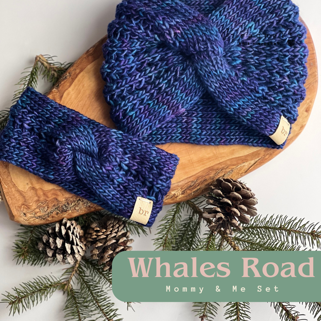 Luxe Knit Headband | Whales Road | Mommy & Me