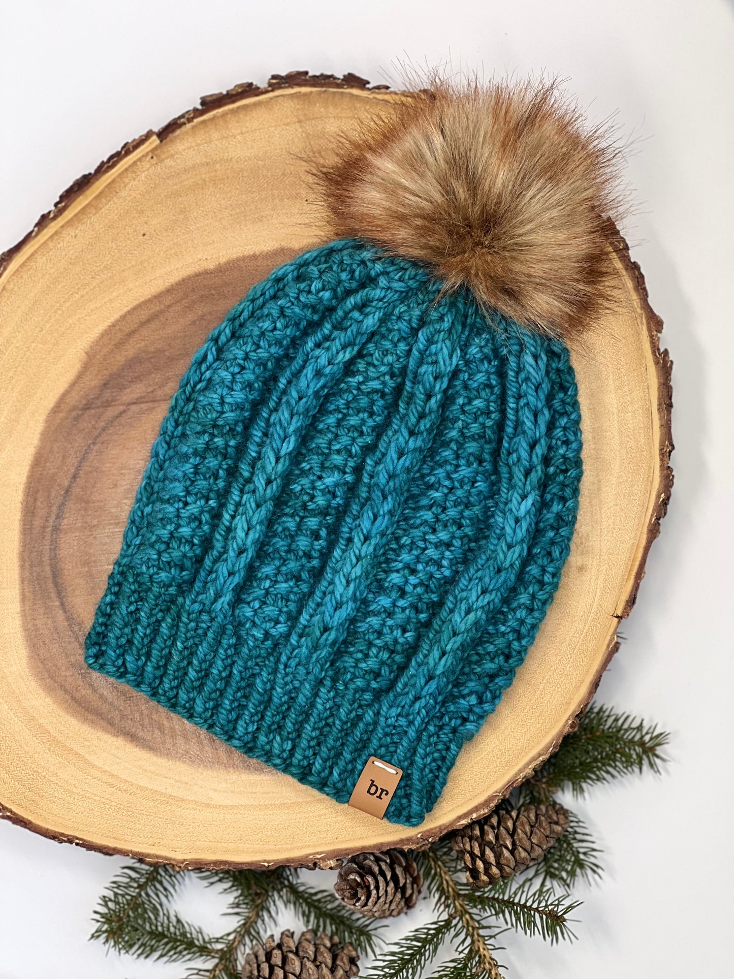 Luxe Anson Slouch Beanie | Emerald