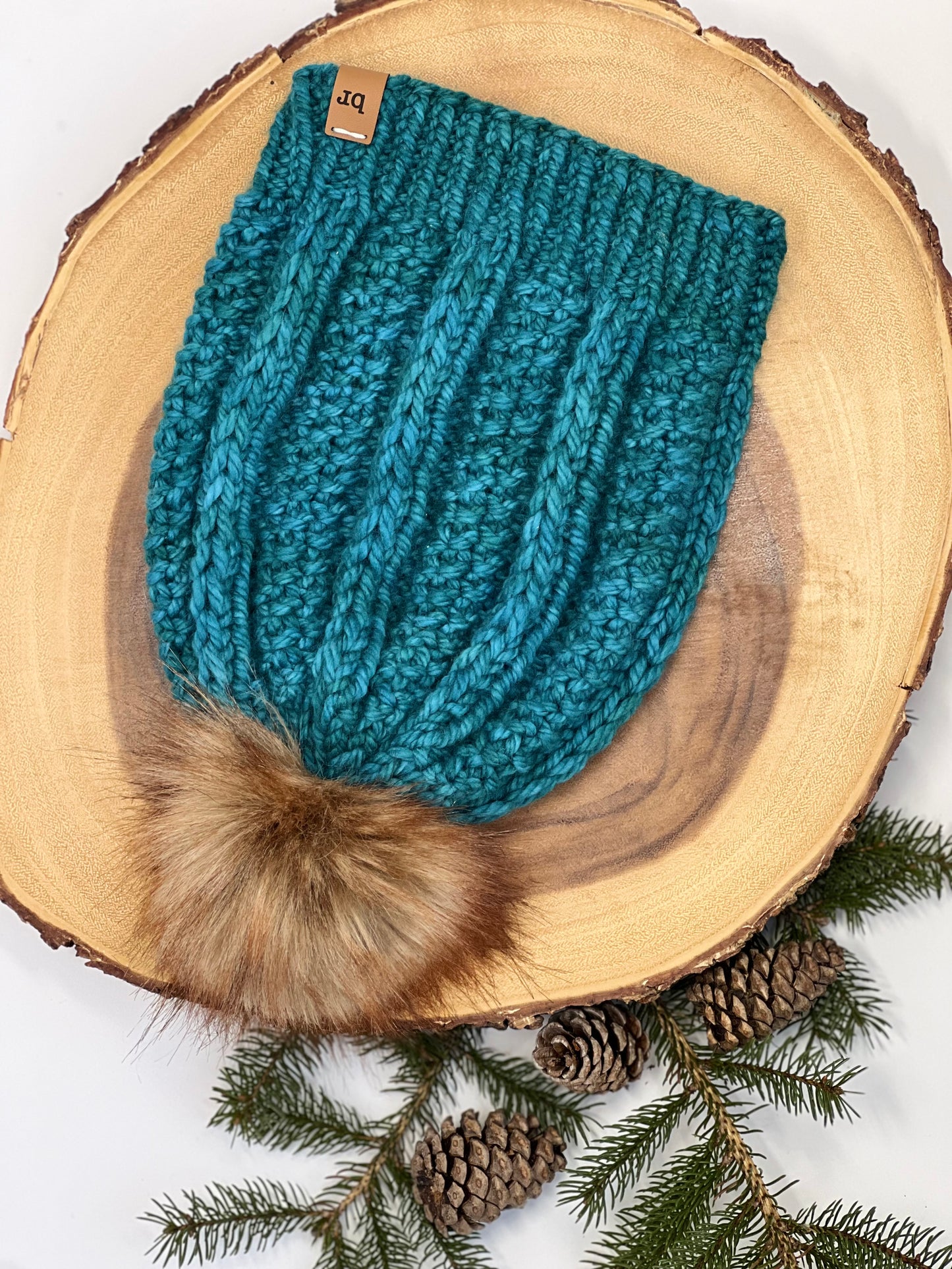 Luxe Anson Slouch Beanie | Emerald