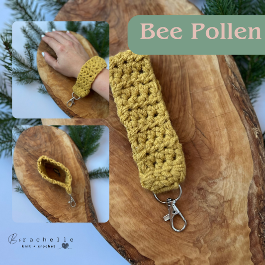 Crochet Keychain Wristlet | Bee Pollen