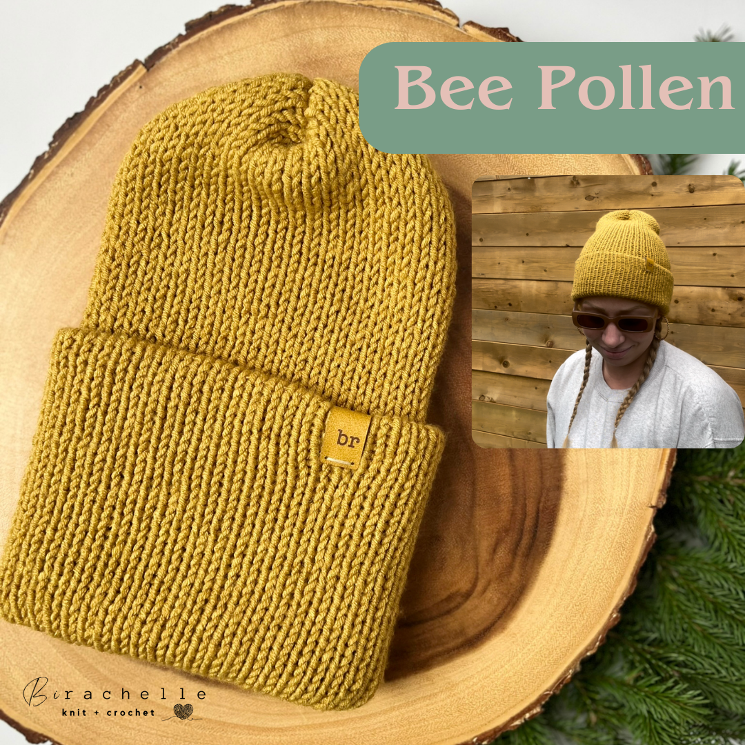 Classic CarHeart Beanie | Bee Pollen | Variable Sizes