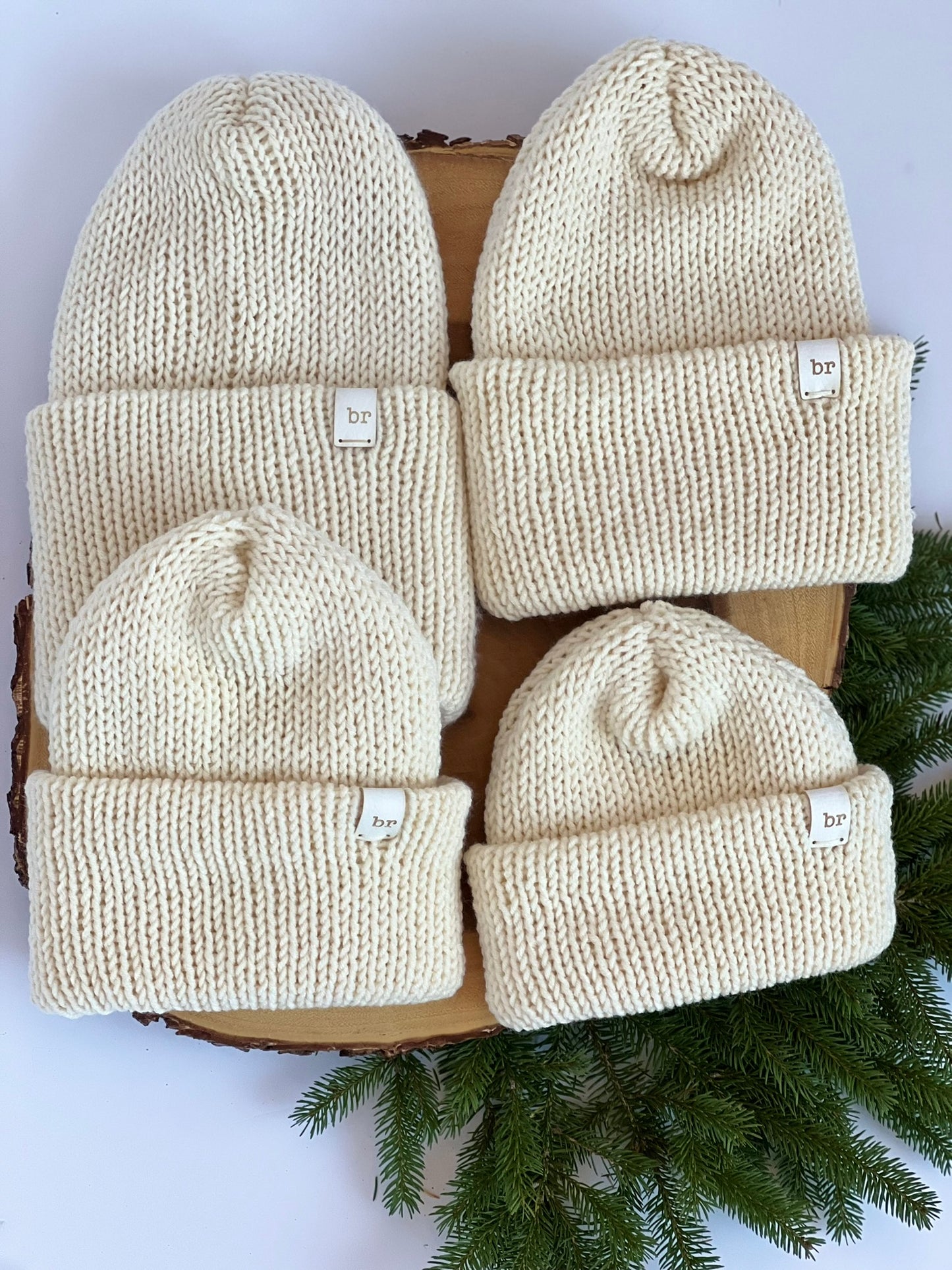 Classic CarHeart Beanie | Ivory | Variable Sizes