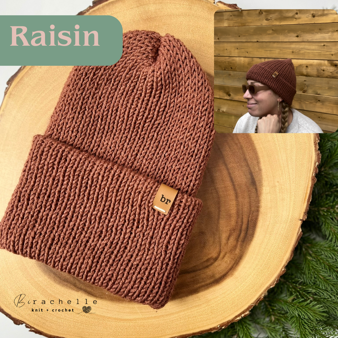 Classic CarHeart Beanie | Raisin | Variable Sizes