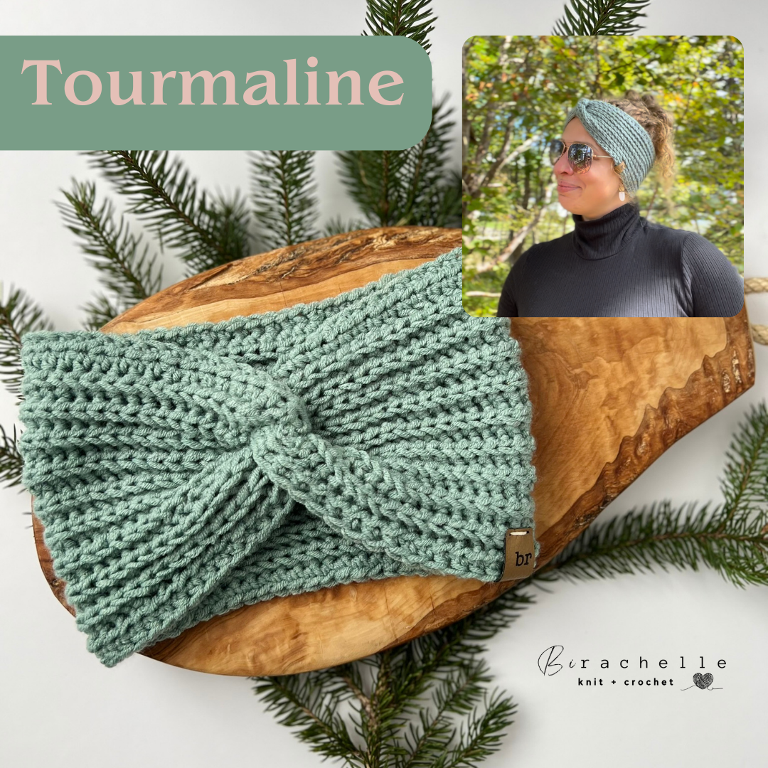 Classic Crochet Headband | Peacock | Adult