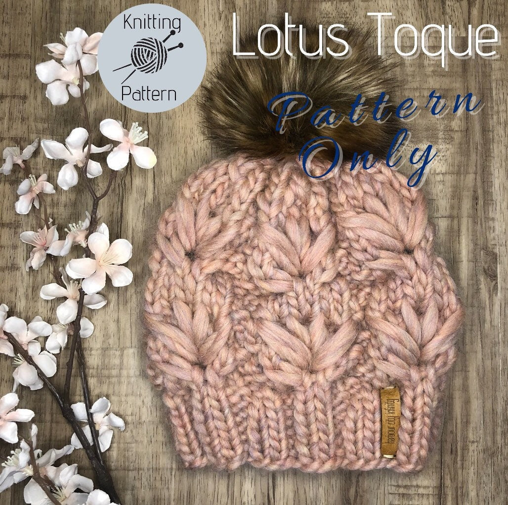 Knitting Pattern |The Lotus Toque